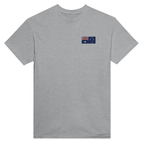 T-shirt drapeau de l’australie en broderie - pixelformaflag