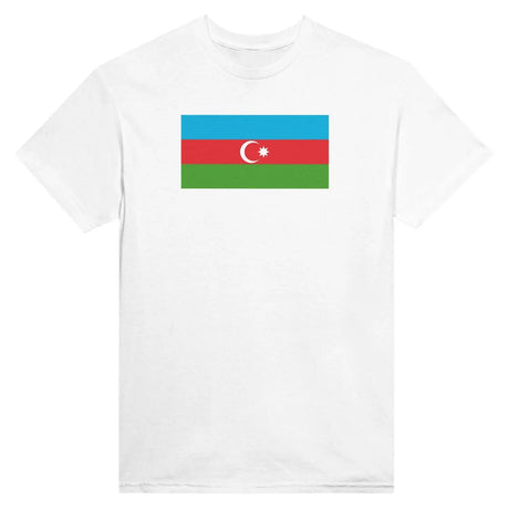 T-shirt drapeau de l’azerbaïdjan - pixelformaflag