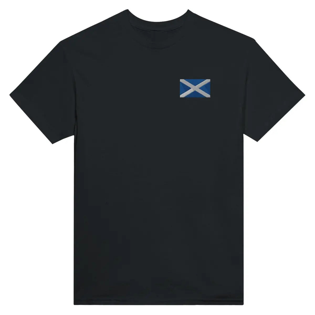 T-shirt Drapeau de l'Écosse en broderie - Pixelforma 