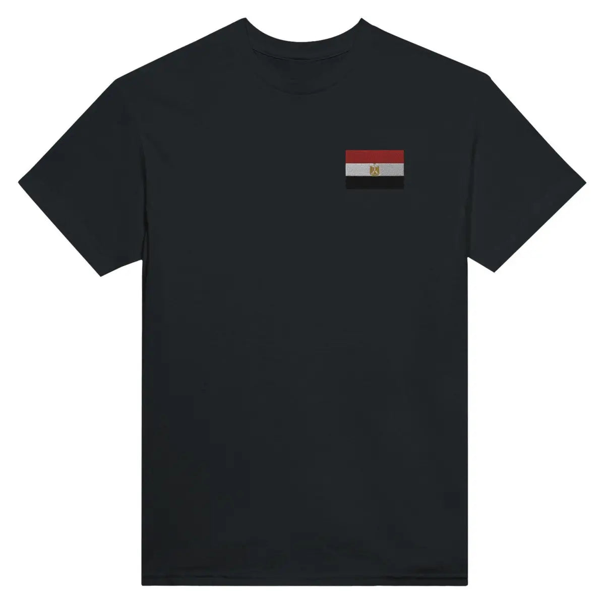 T-shirt Drapeau de l'Égypte en broderie - Pixelforma 