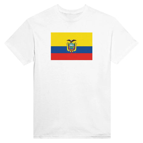 T-shirt drapeau de l’équateur - pixelformaflag