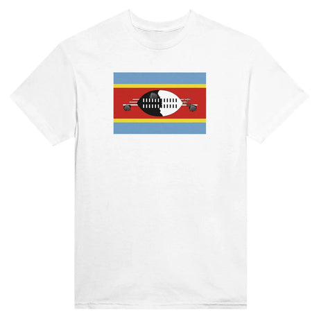 T-shirt drapeau de l’eswatini - pixelformaflag