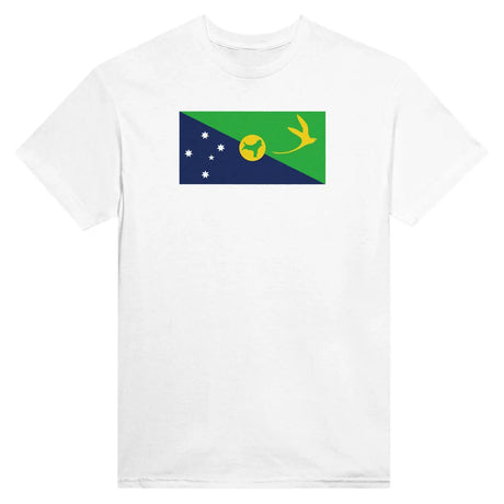 T-shirt drapeau de l’île christmas - pixelformaflag