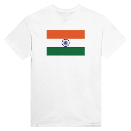 T-shirt drapeau de l’inde - pixelformaflag