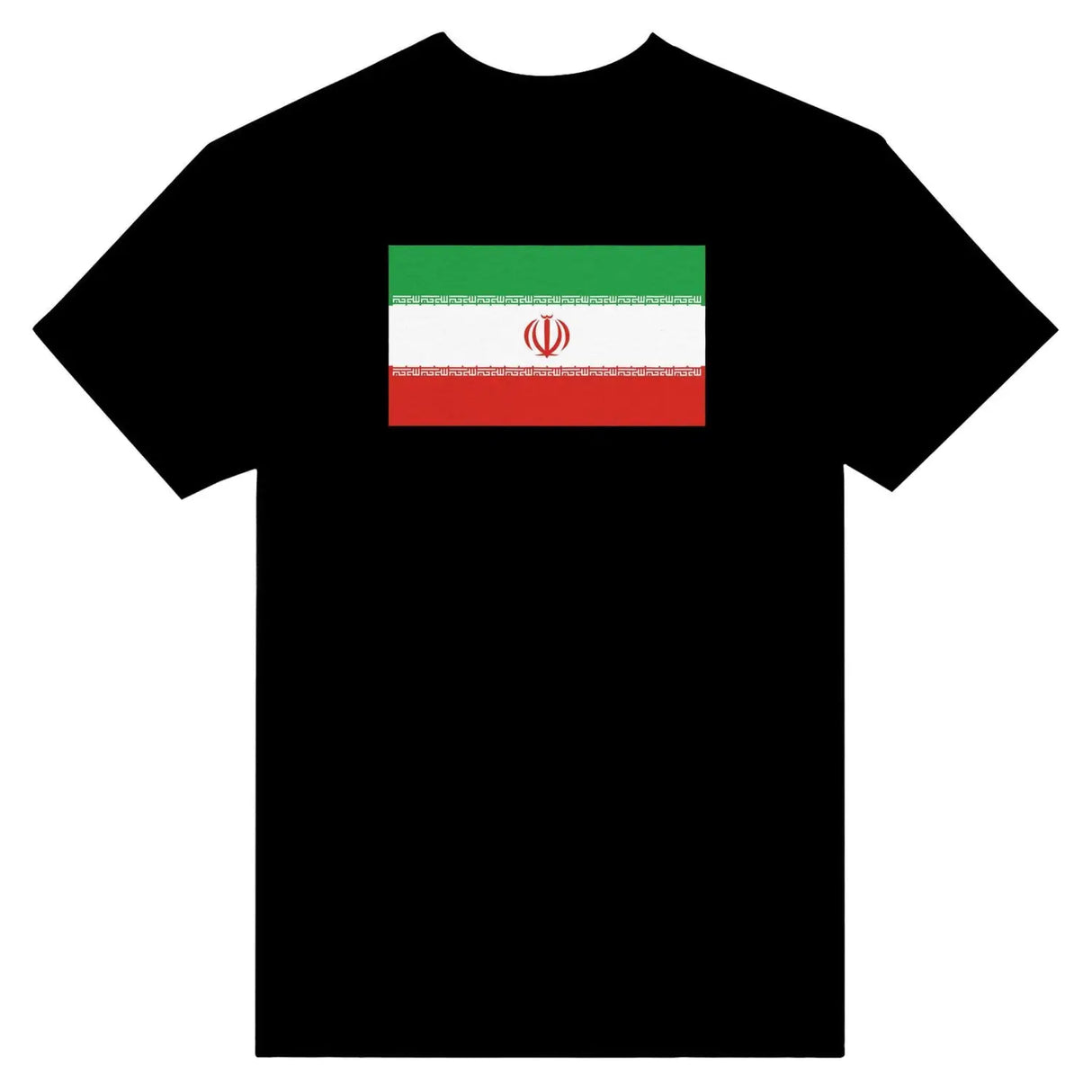 T-shirt drapeau de l’iran - pixelformaflag