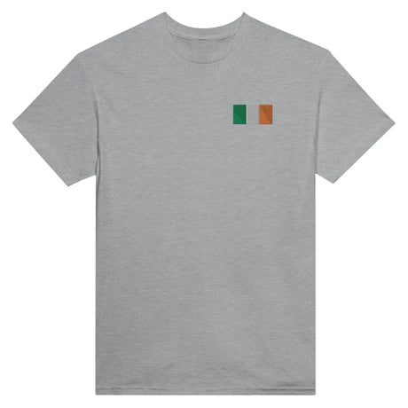 T-shirt drapeau de l’irlande en broderie - pixelformaflag