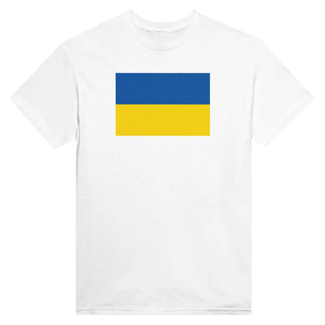 T-shirt drapeau de l’ukraine - pixelformaflag