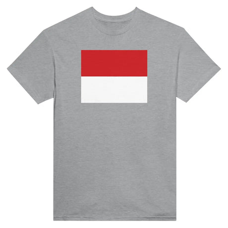 T-shirt drapeau de monaco - pixelformaflag