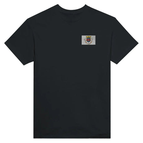 T-shirt drapeau de saint-barthélemy en broderie - pixelformaflag