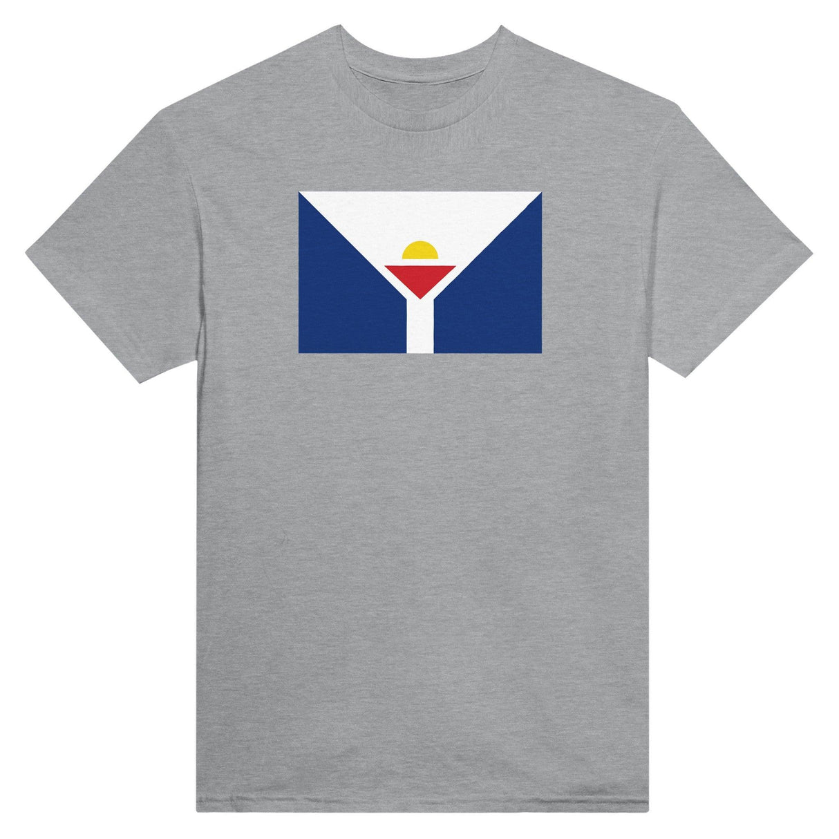 T-shirt Drapeau de Saint-Martin antilles française - Pixelforma 