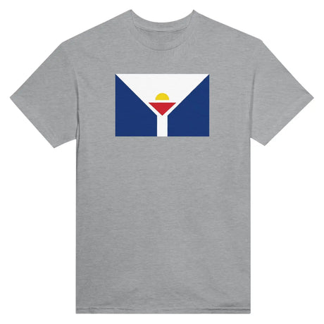 T-shirt drapeau de saint-martin antilles française - pixelformaflag