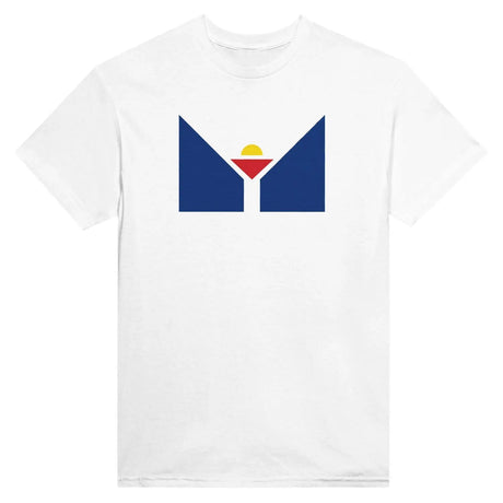 T-shirt drapeau de saint-martin antilles française - pixelformaflag