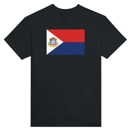 T-shirt drapeau de saint-martin - pixelformaflag