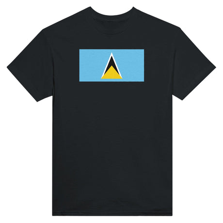 T-shirt Drapeau de Sainte-Lucie - Pixelforma 