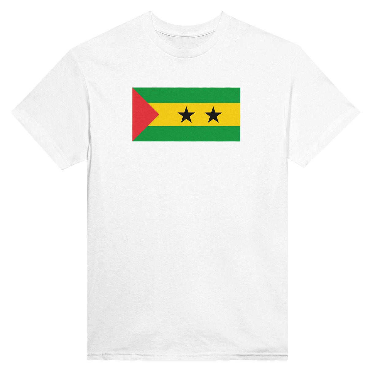 T-shirt Drapeau de Sao Tomé-et-Principe - Pixelforma 
