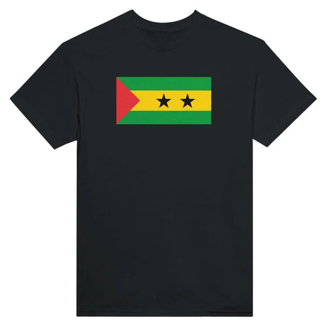 T-shirt drapeau de sao tomé-et-principe - pixelformaflag