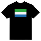 T-shirt Drapeau de Sierra Leone - Pixelforma