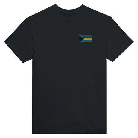 T-shirt drapeau des bahamas en broderie - pixelformaflag