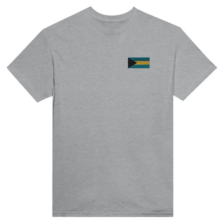 T-shirt drapeau des bahamas en broderie - pixelformaflag