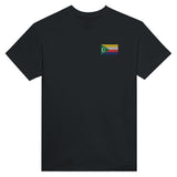 T-shirt Drapeau des Comores en broderie - Pixelforma