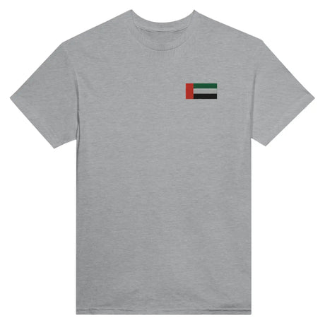 T-shirt drapeau des émirats arabes unis en broderie - pixelformaflag