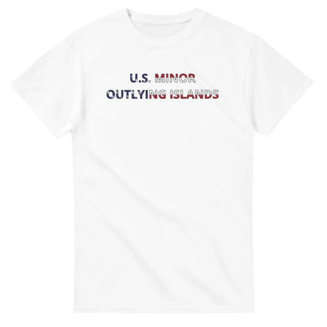 T-shirt drapeau des îles mineures éloignées des états-unis - pixelforma