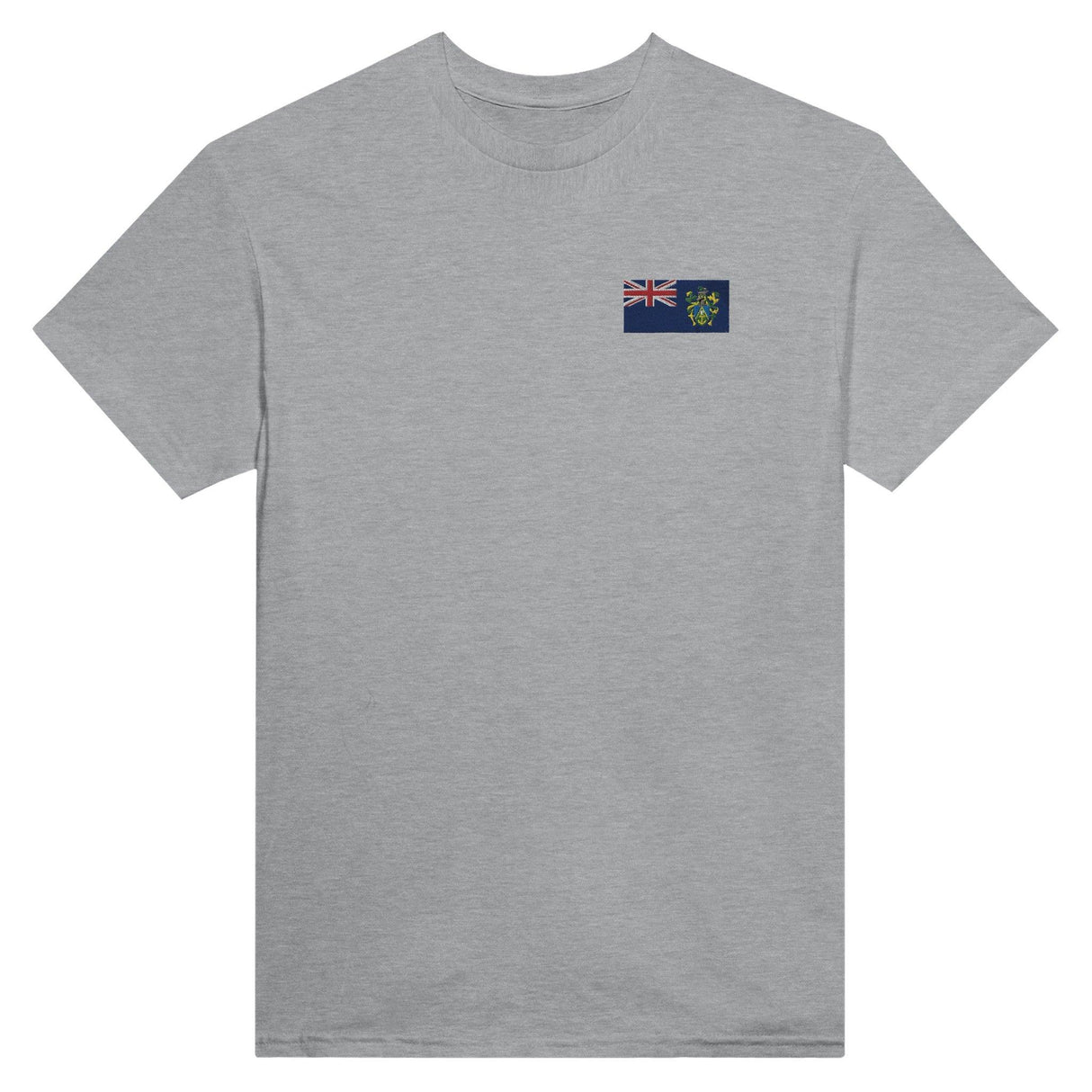T-shirt Drapeau des îles Pitcairn en broderie - Pixelforma 