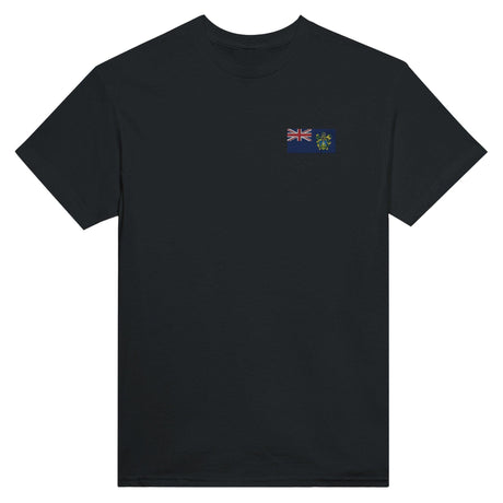 T-shirt Drapeau des îles Pitcairn en broderie - Pixelforma 