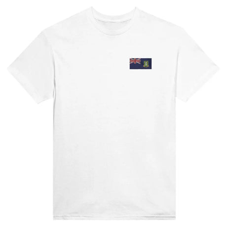 T-shirt Drapeau des îles Vierges britanniques en broderie - Pixelforma 