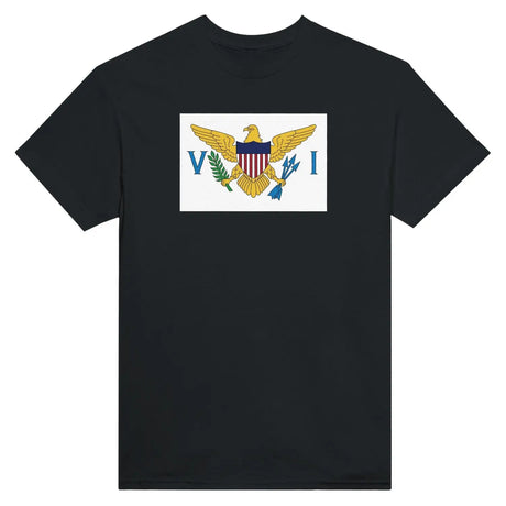 T-shirt drapeau des îles vierges des états-unis - pixelformaflag