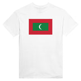 T-shirt Drapeau des Maldives - Pixelforma 