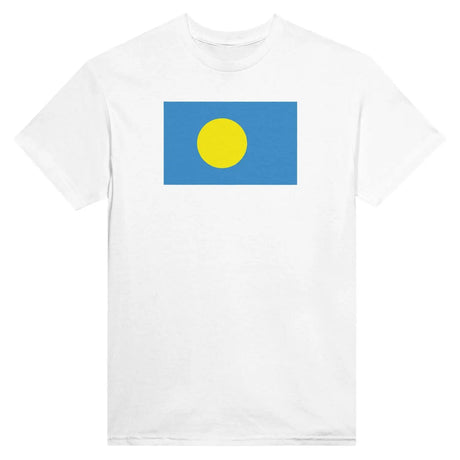 T-shirt drapeau des palaos - pixelformaflag