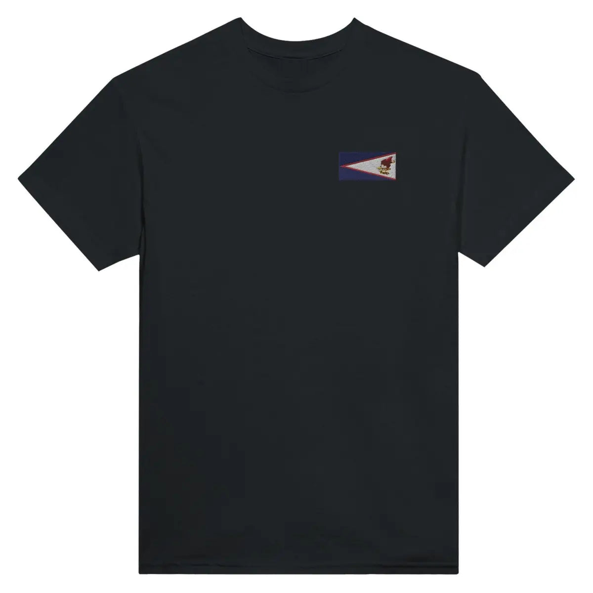 T-shirt Drapeau des Samoa américaines en broderie - Pixelforma 