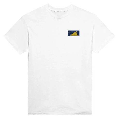 T-shirt Drapeau des Tokelau en broderie - Pixelforma 