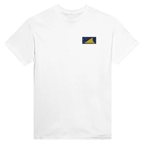 T-shirt drapeau des tokelau en broderie - pixelformaflag