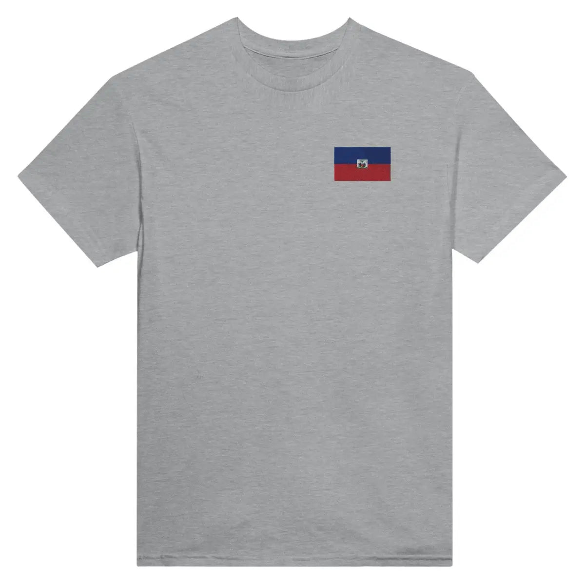 T-shirt Drapeau d'Haïti en broderie - Pixelforma 