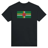 T-shirt drapeau dominique brodé en coton mélangé élégant