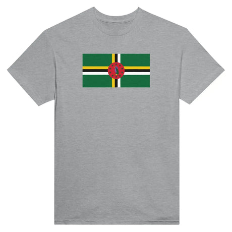 T-shirt drapeau dominique brodé en coton mélangé élégant