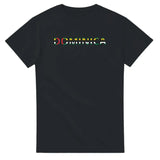 T-shirt drapeau dominique - pixelforma