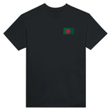 T-shirt Drapeau du Bangladesh en broderie - Pixelforma 