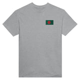T-shirt Drapeau du Bangladesh en broderie - Pixelforma