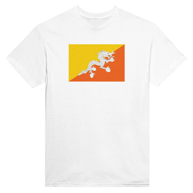 T-shirt Drapeau du Bhoutan - Pixelforma