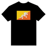 T-shirt Drapeau du Bhoutan - Pixelforma