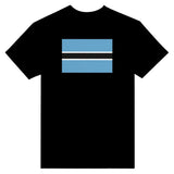 T-shirt Drapeau du Botswana - Pixelforma