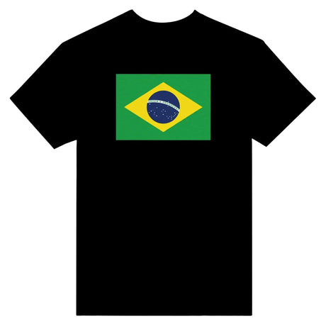 T-shirt drapeau du brésil - pixelformaflag