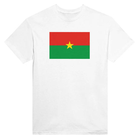 T-shirt drapeau du burkina faso - pixelformaflag