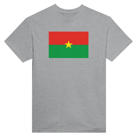 T-shirt drapeau du burkina faso - pixelformaflag