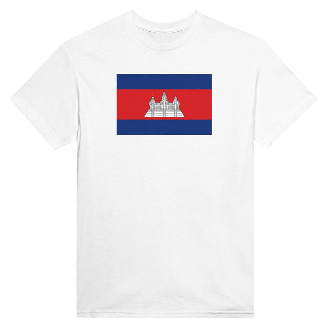 T-shirt Drapeau du Cambodge - Pixelforma