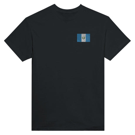 T-shirt Drapeau du Guatemala en broderie - Pixelforma 