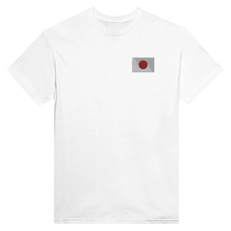 T-shirt drapeau du japon en broderie - pixelformaflag